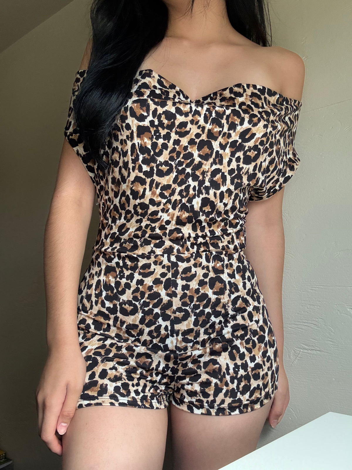 Leopard Romper