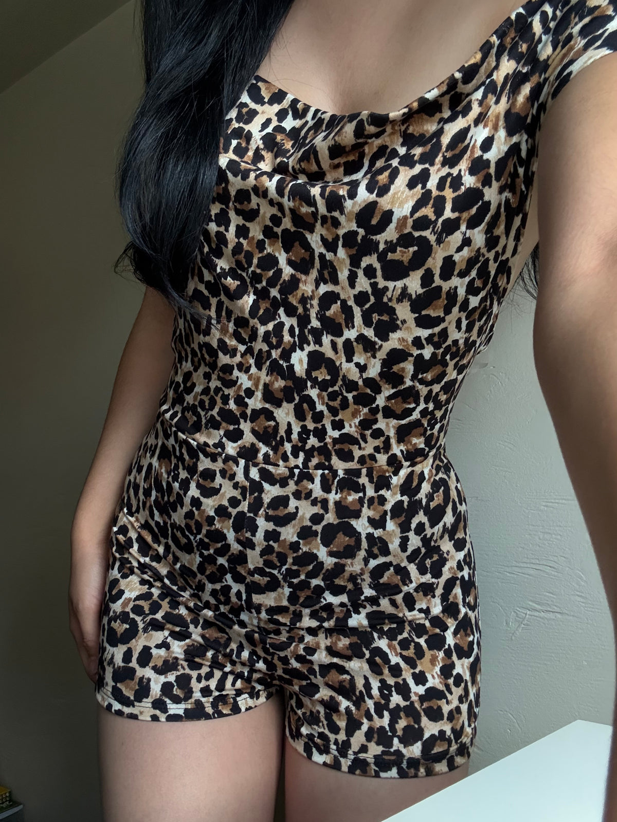 Leopard Romper